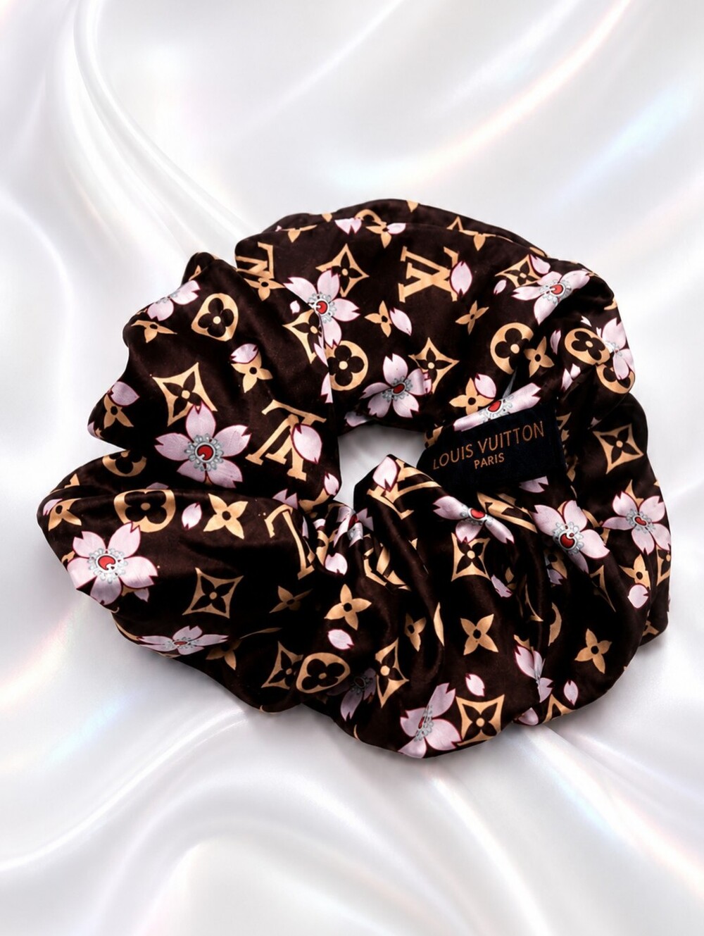Louis Vuitton x Takashi Murakami Monogram Cherry Blossom scrunchy